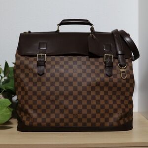 Authentic Louis Vuitton Damier Ebene West End GM Travel Overnight Duffel Bag
